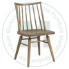 Wormy Maple Nova Side Chair With Wood Seat
