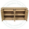 Wormy Maple Lars Sideboard 18'' Deep x 72'' Wide x 34''H