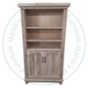 Wormy Maple Adirondack Bookcase 15''D x 38''W x 70''H With 2 Doors