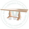 Maple Hutton Solid Top Double Pedestal Table 48''D x 108''W x 30''H