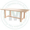 Maple Krotz Solid Top Double Pedestal Table 48''D x 84''W x 30''H