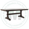 Oak Davenport Solid Top Double Pedestal Table 42''D x 108''W x 30''H