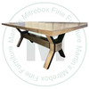 Wormy Maple Winston Solid Top Double Pedestal Table 48''D x 84''W x 30''H