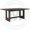 Maple Armstrong Solid Top Double Pedestal Table 42''D x 72''W x 30''H