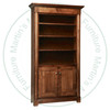 Wormy Maple Hudson Valley Bookcase Has 2 Doors And 3 Adjustable Shelves
