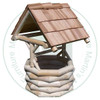 Hinterland White Cedar 24'' Round Wishing Well