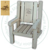 Cedar Creek Square White Cedar Branded Loon Chair