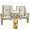 Cedar Creek Square White Cedar Branded Deer Tea Set