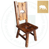 Hinterland Cut - Out Bear Log Side Chair.