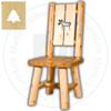 Hinterland Cut - Out Tree Log Side Chair.