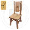 Hinterland Branded Moose Back Log Side Chair.