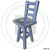 Hinterland Log Solid Ladder Back 24'' Bar Stool.