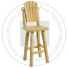 Muskoka Log 24'' Bar Stool.