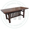Hinterland Log 72'' Wide Harvest Table.