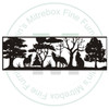Hinterland Queen Wolf Panel Bed.