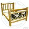 Hinterland Queen Wolf Panel Bed.