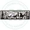 Hinterland King Horse Panel Bed.