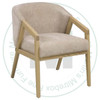 Oak Rolf Arm Chair With Leather Seat