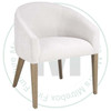 Maple Skye Side Chair With Fabric Seat