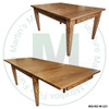 Oak Elmira Harvest 1.25'' Table Top 42''D x 60''W x 30''H With 4 - 12'' Leaves