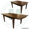 Wormy Maple Elmira Harvest 1.25'' Table Top 48''D x 96''W x 30''H With 2 - 12'' Leaves