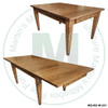 Wormy Maple Elmira Harvest 1.25'' Table Top 48''D x 96''W x 30''H With 3 - 12'' Leaves