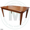 Maple Blue Mountain Solid Top Harvest Table 48''D x 72''W x 30''H