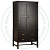 Maple Brooklyn 2 Piece Armoire 26''D x 37''W x 77''H