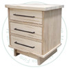 Pine Epic 3 Drawer Nightstand