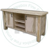 Pine Live Edge HDTV Stand 21'' Deep x 65'' Wide x 30'' High