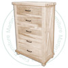 Wormy Maple Truss 5 Drawer Chest