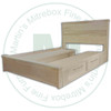 Wormy Maple Welbeck King Storage Bed With 4 Side Rail Drawers