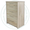 Wormy Maple Welbeck 5 Drawer Chest