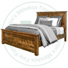 Maple Adirondack Double Bed With 22'' High Footboard