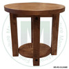 Maple Adirondack Round 1 Shelf Large End Table
