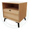 Maple Venice 1 Drawer Nightstand