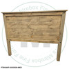 Oak Adirondack Queen Headboard
