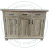 Oak Adirondack 3 Door And 3 Drawer Sideboard
