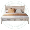 Oak Oslo Single Storage Bed With 1 Footboard Drawer