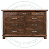 Oak Timber 9 Drawer Mule Dresser