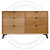 Oak Venice 6 Drawer Dresser