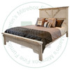 Pine Tofino King Live Edge Bed With 22'' High Footboard