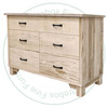 Wormy Maple Tofino 6 Drawer Live Edge Dresser