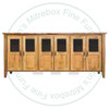 Maple Riverside 6 Glass Door Sideboard