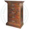 Pine Rustic Philippe 5 Drawer Chest