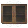 Pine Bristol 2 Glass Door Sideboard