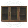 Pine Bristol 3 Glass Door Sideboard