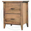 Oak Riverside 2 Drawer Nightstand