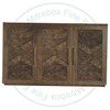Wormy Maple Bristol 3 Herringbone Door Sideboard