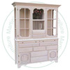 Wormy Maple Angel Cake Hutch And Buffet 62'' Wide x 81'' High x 18'' Deep